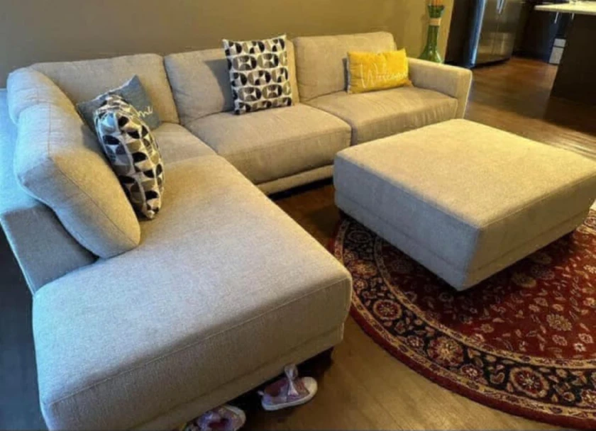 couch and sectional - $350 thumbnail 2