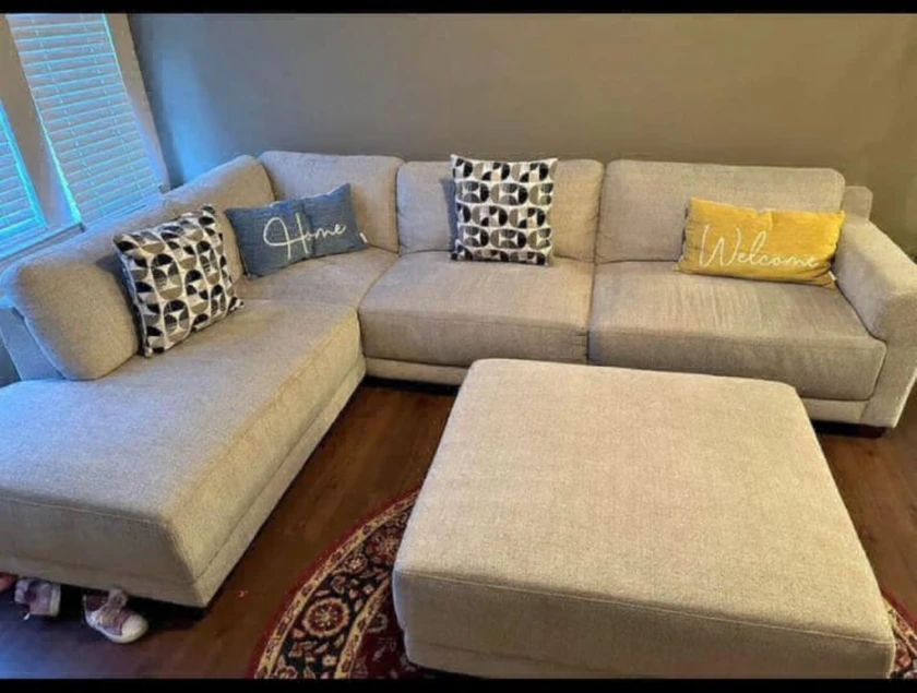 couch and sectional - $350 thumbnail 3