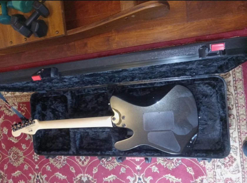 charvel pro-mod san dimas style 2 hh fr 2017 - metallic black - $800 thumbnail 4