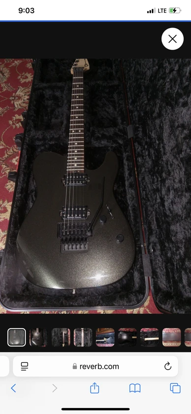 charvel pro-mod san dimas style 2 hh fr 2017 - metallic black - $800 thumbnail 11