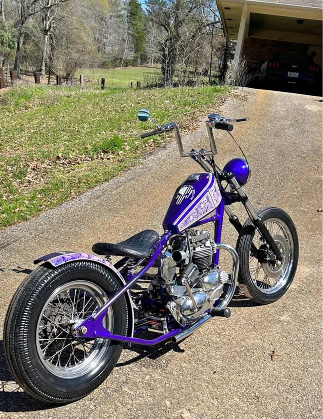 royal indigo chopper - $1,400 thumbnail 4