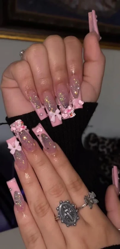 acrylic nails - $50 thumbnail 2