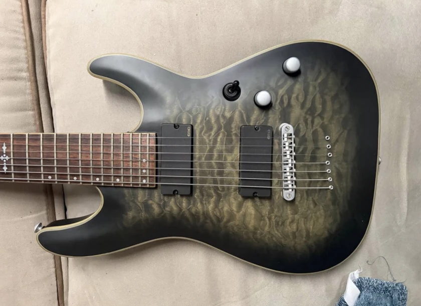 schecter c-7 plantinum - $500 thumbnail 3