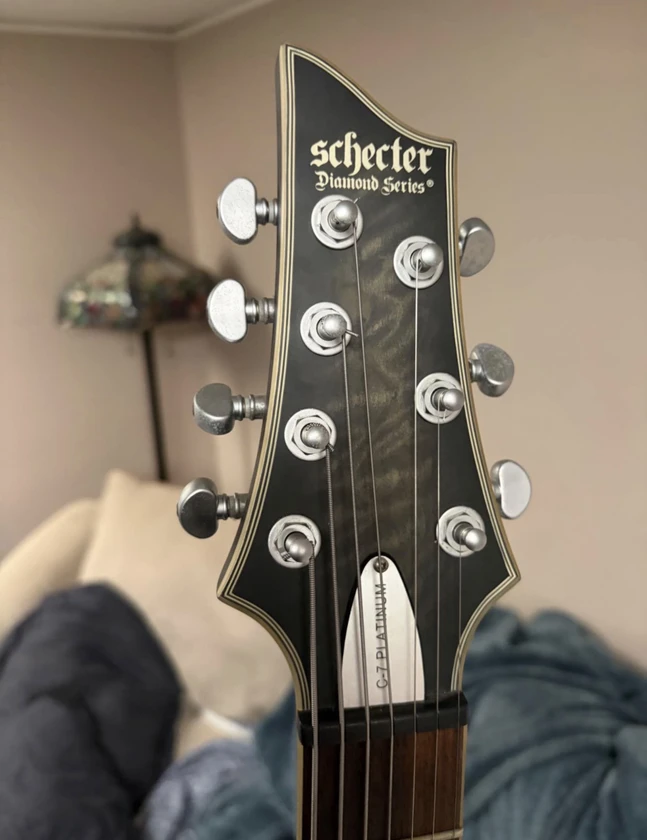 schecter c-7 plantinum - $500 thumbnail 5