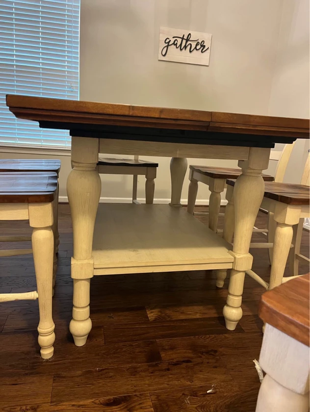 dining set w/ 6 chairs thumbnail 2