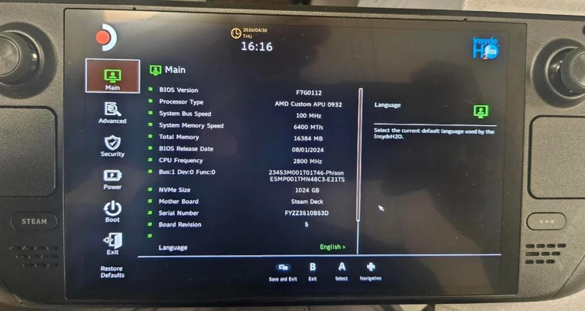 valve steam deck oled 1tb handheld gaming console - black - used - $700 thumbnail 3