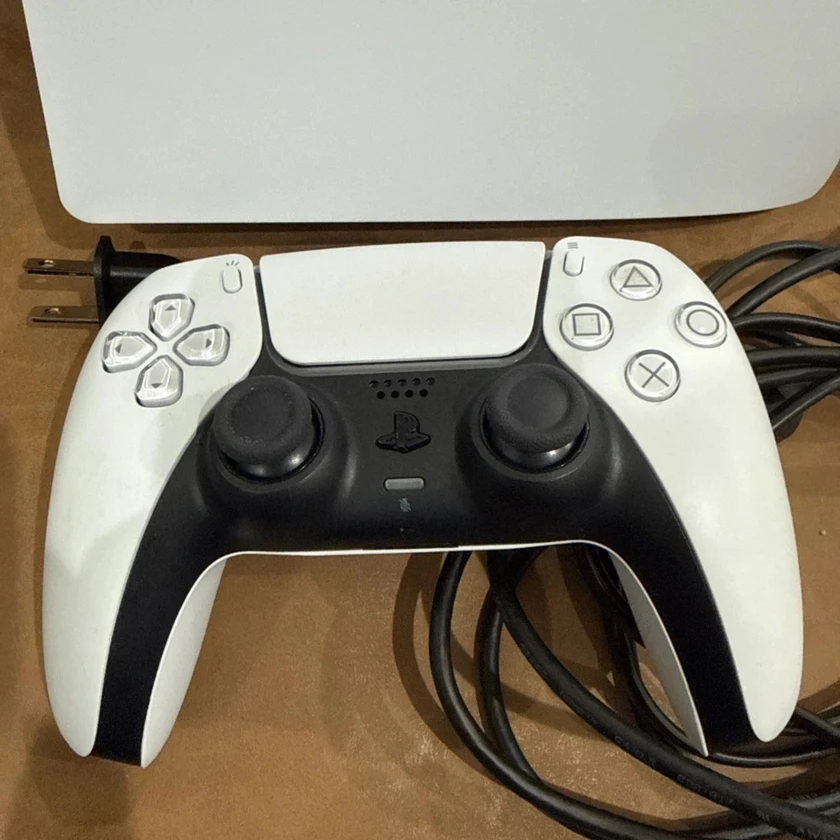 sony playstation 5 pro console – 2tb ssd – white/black – model cfi-7019 - $650 thumbnail 3