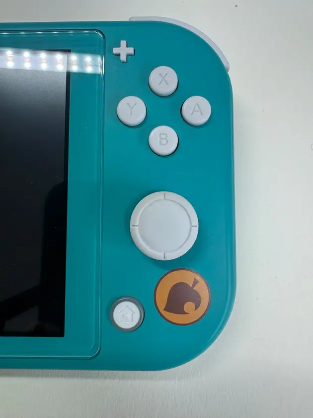 nintendo switch lite. acnh timmy and tommy edition nintendo switch lite - $155 thumbnail 3