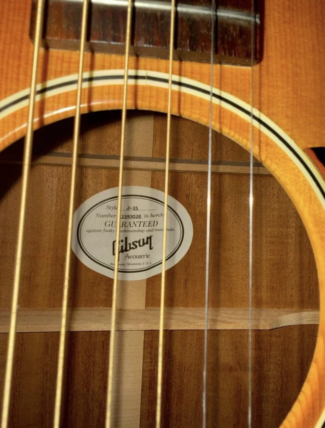 2013 gibson j-35 w/ ohsc - $1,495 thumbnail 2