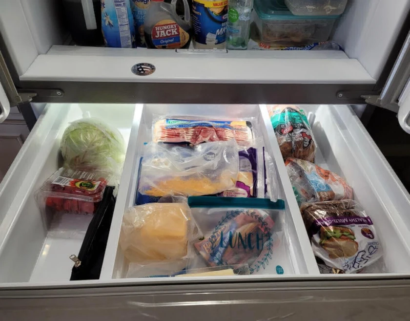 whirlpoo l - 24.5 cu. ft. 4-door french door refrigerator - stainless steel - $8 thumbnail 2