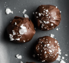 Chocolate Truffles with Sea Salt