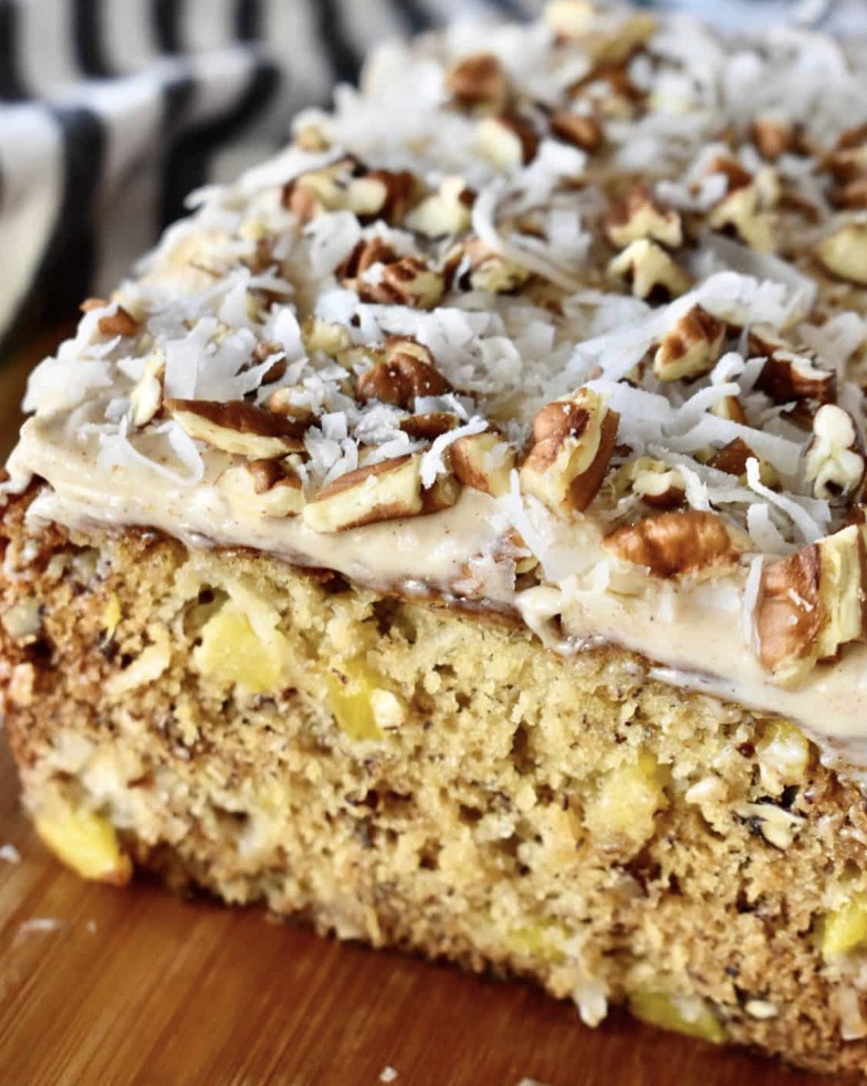 Hummingbird Bread with Cream Cheese Frosting - Faxo