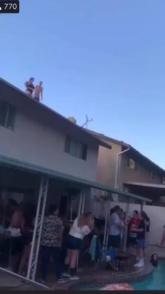 Roof Dive Fail