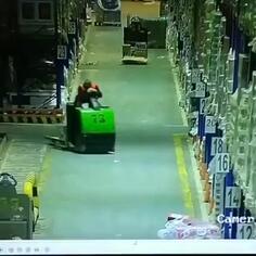 Fall Asleep Forklifting Fail
