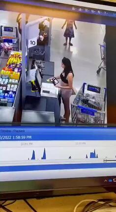 Dropping Your Credit Card At Walmart