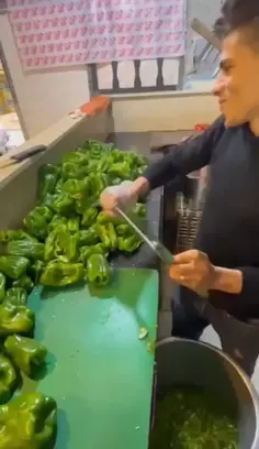 This Is How You Chop Peppers...