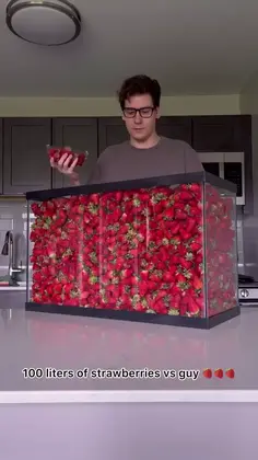 Eating Strawberries World Record