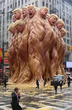 Trump Blob Attacks New York!