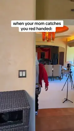 more like caught orange handed…