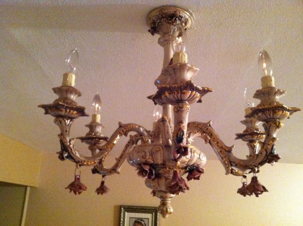2 italian roma chandeliers - $500 thumbnail 2