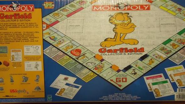 garfield monopoly collector's edition 25 years!! - $125 thumbnail 2
