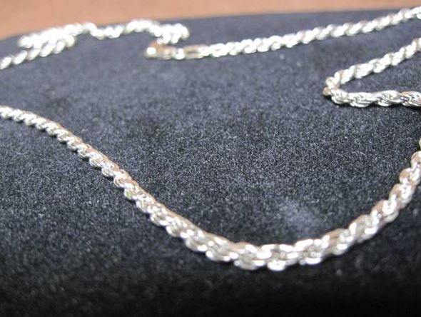 rope chain **14kt white gold** - $1 thumbnail 2