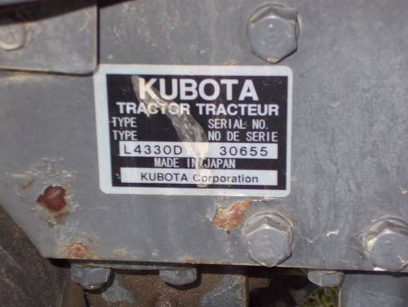 kubota 4330 4x4 diesel tractor and loader 4x4 - $15,500 thumbnail 4