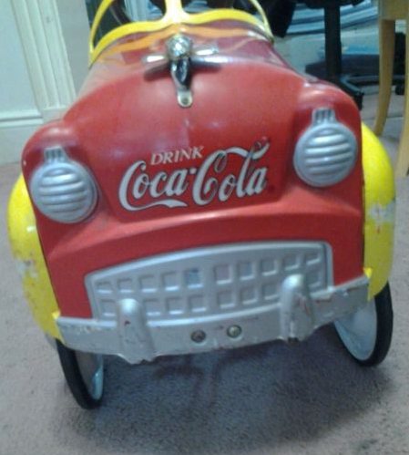 coca cola 1952 pedal car - $300 thumbnail 2