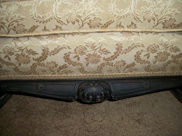 early 1900's french rocking chair * antique * 100 years old - $175 thumbnail 4