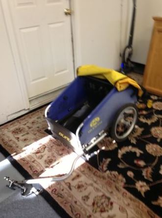 burley bike trailer - $85 thumbnail 3