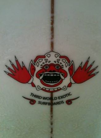 5'6" single wing twinzer fish surfboard by larry mabile - $450 thumbnail 2