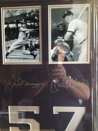 babe ruth,joe dimaggio,mickey mantle lou gehrig - $275 thumbnail 4