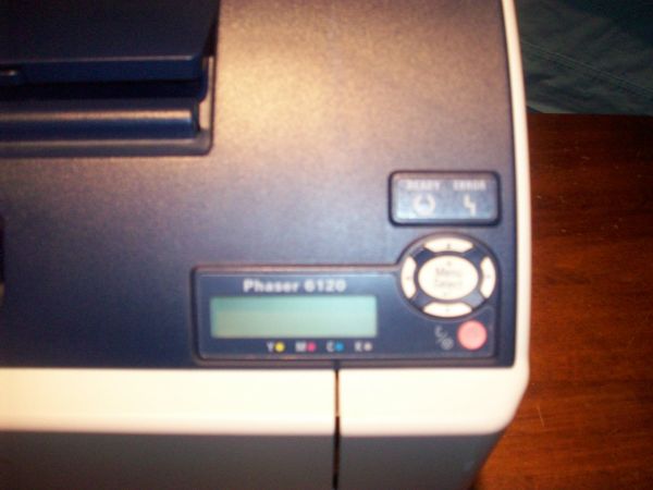 xerox phaser 6120 color laser printer - $125 thumbnail 2