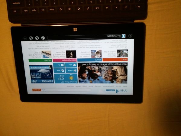 64 gb microsoft surface rt type cover and vga adapter - $700 thumbnail 2
