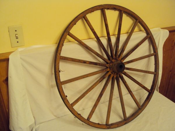 wheels from a carriage for sale - $50 thumbnail 2