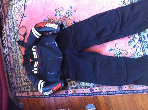 icon super duty jacket, pants, gloves & icon helmet - $380 thumbnail 2