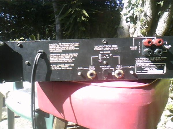 crown micro tech 1000 professional power amp - $200 thumbnail 2
