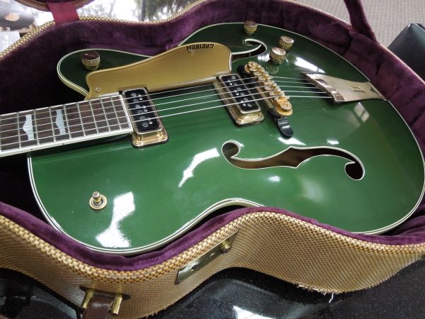 1956 gretsch country club 6196 caddilac green - $8,500 thumbnail 3