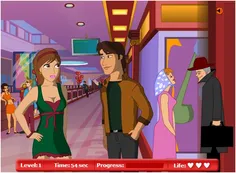 Kissing at the Shopping Mall