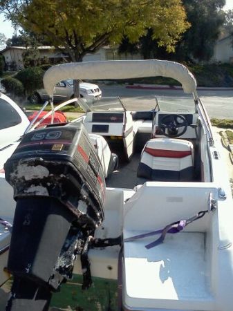 1990 boat bay liner 50 hp 16 feet - $1,950 thumbnail 3