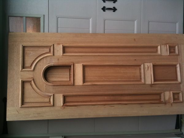 solid mahogany hand carved entry door 28/80 36/80 and 36/96 - $300 thumbnail 2
