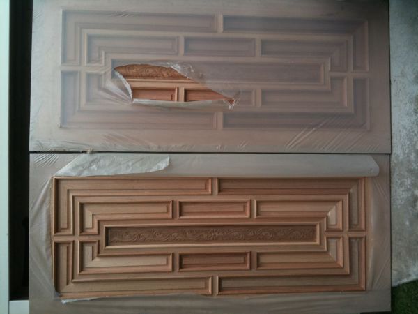 solid mahogany hand carved entry door 28/80 36/80 and 36/96 - $300 thumbnail 3