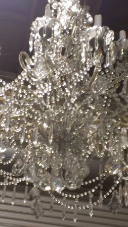 two beautiful crystal chandeliers - $250 thumbnail 2