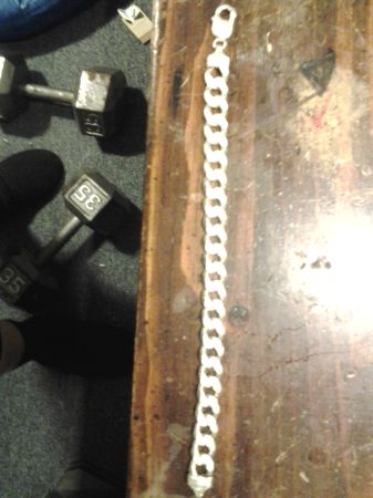 men's silver bracelet - $80 thumbnail 3