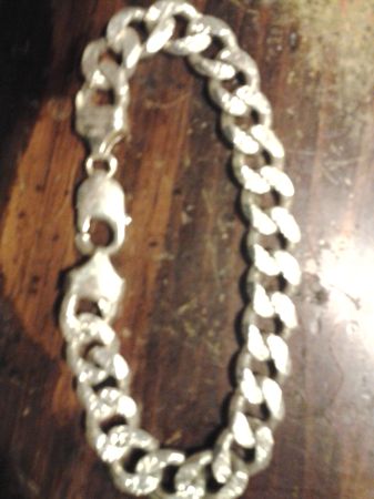 men's silver bracelet - $80 thumbnail 2
