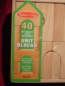 melissa & doug unit blocks - brand new - $39 thumbnail 4