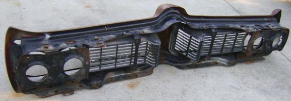 68-69 pontiac gto lemans steel front bumper assembly - $350 thumbnail 3