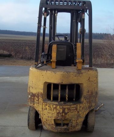 hyster 40 forklift w/ cascade bale clamp - $3,500 thumbnail 3