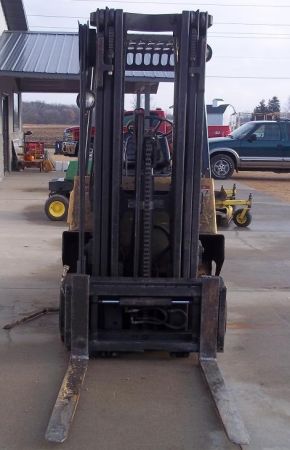 hyster 40 forklift w/ cascade bale clamp - $3,500 thumbnail 4