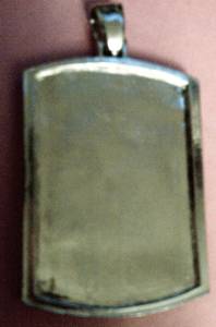 jesus pendant with crystals - $15 thumbnail 2